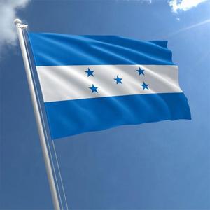 Bandiera Nazionale dell'Honduras Personalizzata in Poliestere <span class=keywords><strong>Blu</strong></span> Bianco <span class=keywords><strong>con</strong></span> 5 Stelle 3x5 - Product Image 6