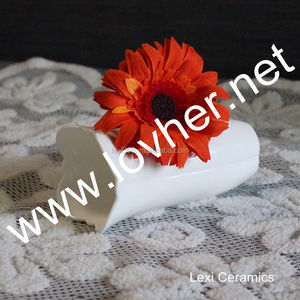 Decoración del hogar moderno porcelana tall 11 cm mini florero de la flor del <span class=keywords><strong>lirio</strong></span> - Product Image 3