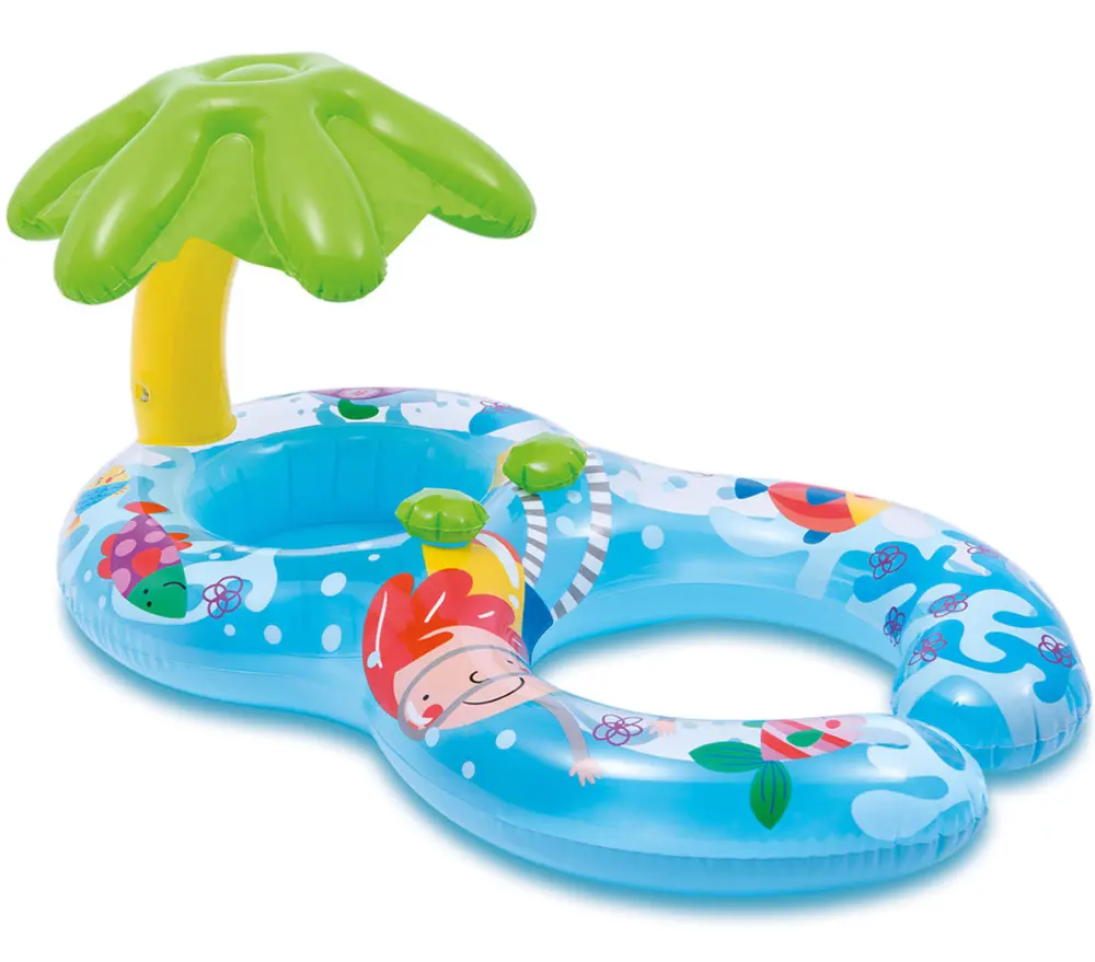 Intex 56590 Meu Primeiro Mergulho Float Piscina Sit'n Float anel Mat crianças