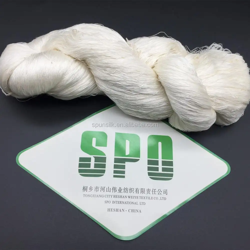 Melange nhuộm sợi cotton lụa sợi t áo sơ mi tính bền vững sợi tự nhiên