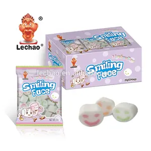 New Tùy Chỉnh Dễ Thương Nụ Cười Khuôn Mặt Vòng Mini Bông Số Lượng Lớn Halal Phim Hoạt Hình Marshmallow Kẹo