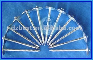 Caña torcida techos cabeza del paraguas del clavo para el refuerzo y <span class=keywords><strong>la</strong></span> conexión ( fábrica ) - Product Image 1
