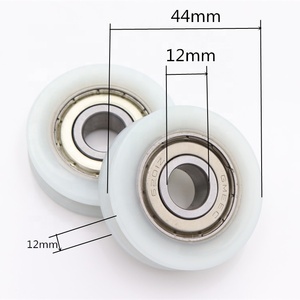 6201 Ball Bearing Wheel Coated Nhựa 6200 Ròng Rọc Cho Cửa Sổ Và Các Bộ Phận Cửa - Product Image 1