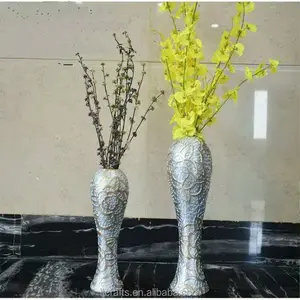 Vaso de flores para decoração de casa, vaso de resina para chão