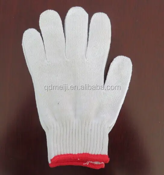 tül eldiven beyaz pamuklu örme eldiven ucuz pamuk eldiven