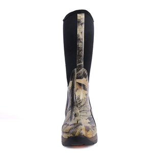 <span class=keywords><strong>Botas</strong></span> de goma de caza para hombres, calzado de goma EVA hecho a medida, tela de algodón, banda elástica, por debajo de la rodilla, Jersey individual, impermeable, Aida, venta al por mayor - Product Image 3