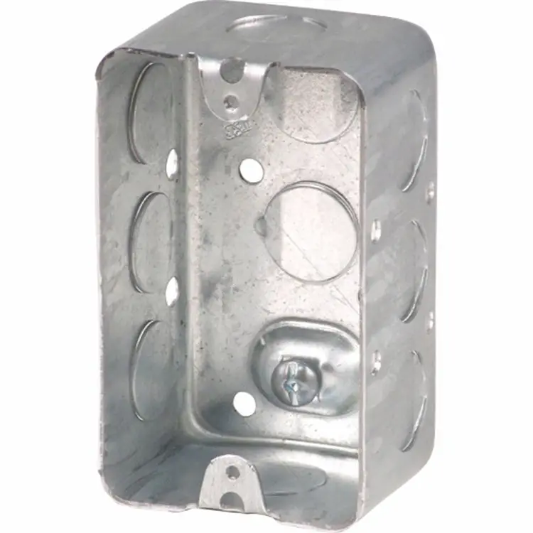 Galvanized Carbon Steel Metal Switch Box Wire Junction Box