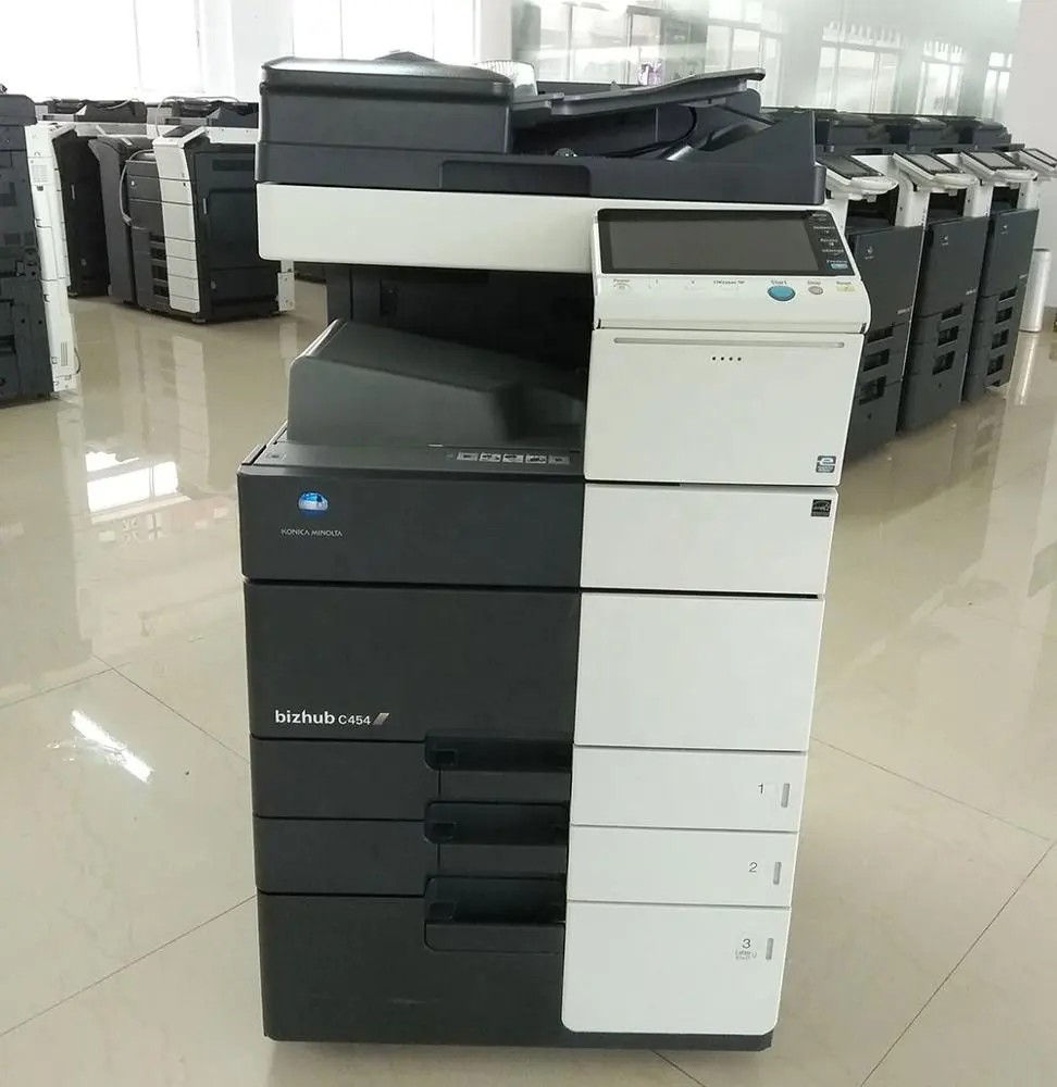 ใช้เครื่องถ่ายเอกสาร Konica Minolta Bizhub C454e C554e