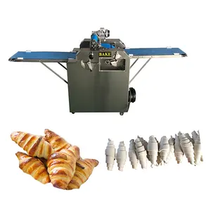 Automatic tabletop croissant roller machine croissant molder for rolling triangle dough