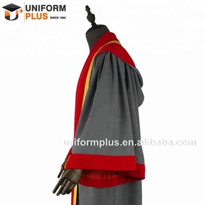 Robe académique de cérémonie de doctorat grise NUHS de qualité supérieure - Product Image 4