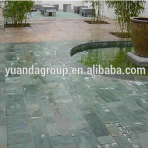 Techos jardín al aire libre piezas de chapa de piedra baldosas de pizarra verde - Product Image 6