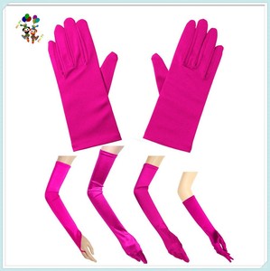 Fancy Dress Costume Adult Girls colore rosso <span class=keywords><strong>guanti</strong></span> Sexy da corto a lungo in raso HPC-0929 - Product Image 6