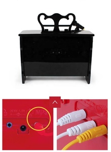 Simple clásico ABS caja <span class=keywords><strong>de</strong></span> color <span class=keywords><strong>piano</strong></span> eléctrico para niños con 25 llaves - Product Image 3