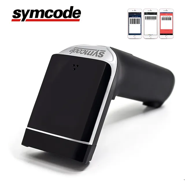 Symcode-Lector de código de barras inalámbrico, 2,4G, comunicación de larga distancia de 200M con memoria de 16MB