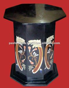Base y Soporte para Mesa de Mármol Negro - Product Image 1
