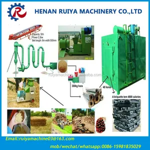 Pressed wood stick briquettes machine/biomass pressed briquette fuel plant/rice husk briquetting 0086-15981835029