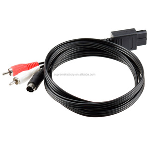 Wholesale Price Video AV Cable for SNES N64 for Gamecube NGC for Nintendo 64 Power Supply Data Transmission electric cable