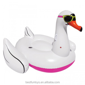 Cigno Gonfiabile Gigante Personalizzato K80 per Piscina, Materassino Galleggiante in Vinile Resistente per Adulti - Product Image 1
