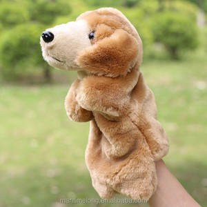 Kids Toy Dog Shape Puppet Hand Puppet Finger Puppet <strong>Sack</strong> Hand Dolls Plush for Baby Child - Product Image 6