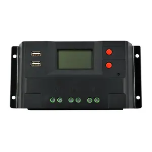 Hot sale in germany ce rohs 10a 50a 60a dual input 12v panel charge solar charger controller