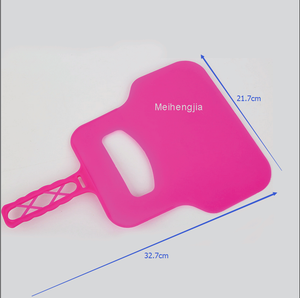 BBQ fornitore di promozione Pubblicitaria logo del marchio di griglia per <span class=keywords><strong>barbecue</strong></span> ventilatore della mano di plastica variopinta durevole - Product Image 6