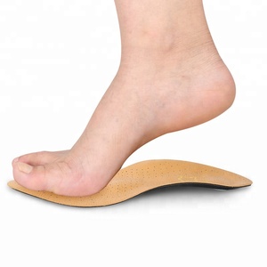 Échantillon gratuit semelles intérieures confortables en cuir pour hommes, semelles <span class=keywords><strong>orthopédiques</strong></span> en cuir pleine longueur en mousse de latex antimicrobienne - Product Image 2
