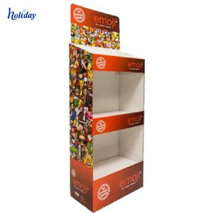 Pop personalizado publicidad promocional cartón pos rack, rentable piso cartón pos soporte de exhibición - Product Image 6
