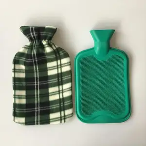 Lisseur molletonné pour bouteille d'eau chaude, couverture polaire, bon marché, de qualité