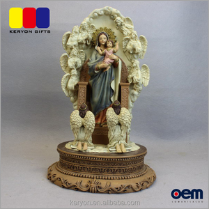 Figuras de Resina Decoración <span class=keywords><strong>Madre</strong></span> Santísima Virgen María Estatua religiosa - Product Image 1