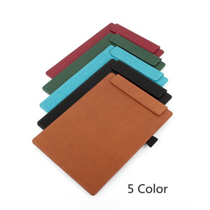 <span class=keywords><strong>A4</strong></span>/A5/A6 Almohadillas de escritura de cuero PU Carpeta de firmas de la Escuela de oficina con portapapeles para archivar productos - Product Image 4