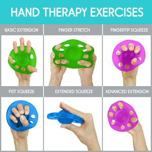 Terapia extensión del dedo fortalecedor Grip ejercitador para artritis túnel <span class=keywords><strong>carpiano</strong></span> - Product Image 5