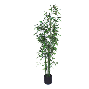 Lá 830 Nhân Tạo May Mắn Cây Tre 180 Cm Cao Loại Nhà Máy 5208 Cao Cấp Trong Nhà Trang Trí Nhà Máy - Product Image 1