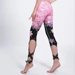 2017 Factory cheap price wholesale OEM custom women new design Yoga Pants,fitness capri