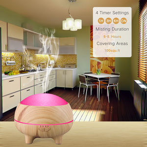 Humidificador de volumen de niebla de 300ML, difusor ultrasónico de aceite esencial de grano de madera, altavoz de música Bluetooth para dormitorio - Product Image 3