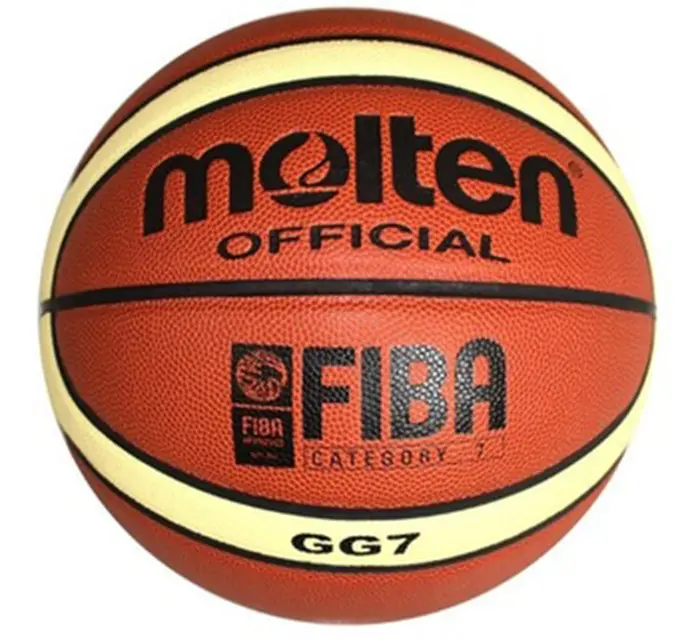 PALLACANESTRO ขนาด7 Molten บอลหนัง PU Molten GG7 GG6 Basquet อย่างเป็นทางการขนาดและน้ำหนักที่กำหนดเองพิมพ์ลูกบาสเก็ตบอล