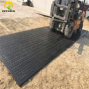 Large Plastic Floor Mat Solid Construction Grass Protection Mat Paving Mats Large Plastic Floor Road Mat