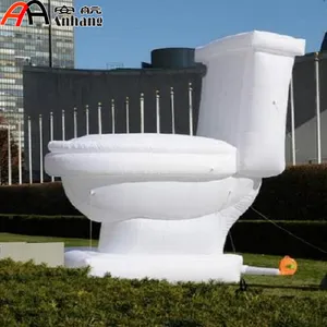 विशाल Inflatable शौचालय मॉडल कला प्रदर्शनी के लिए