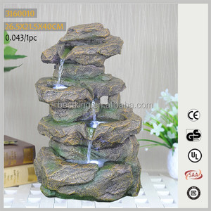 Fontana in Resina a Forma di Roccia per Interni - Product Image 2