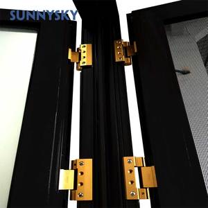 Nouveau design avec butée de <span class=keywords><strong>porte</strong></span> droite en aluminium avec verre battantes <span class=keywords><strong>porte</strong></span> <span class=keywords><strong>sécurité</strong></span> - Product Image 3