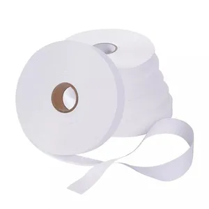40 мм * 200 м белый цвет пустых нейлоновой тафтяной запечатанных лент для ткань костюмы печати мыть ярлычок с памяткой по уходу