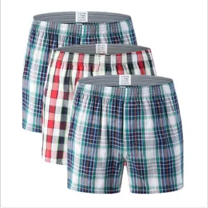Arrow Pants Trunks-Calzoncillos Bóxer de algodón para hombre, ropa interior tejida