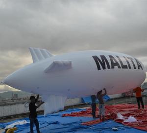 Ballon publicitaire gonflable en forme d'<span class=keywords><strong>avion</strong></span>, <span class=keywords><strong>prix</strong></span> compétitif, design agréable, ballon dirigeable à l'hélium - Product Image 3