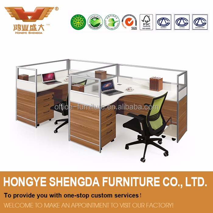 Moderne cloison de bureau design de luxe bureau partition cloison de bureau en aluminium