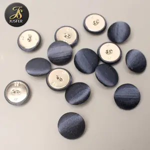 Round button wire shank back button parts fabric covered round buttons