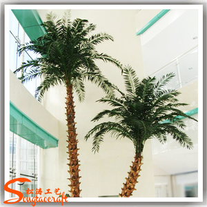 Para interiores decoración gran árboles de plástico falso <span class=keywords><strong>artificial</strong></span> árbol de palma para la venta - Product Image 3