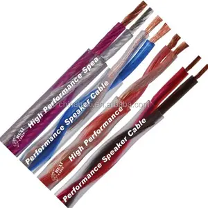 Atacado 1.5mm2 Vermelho Preto Verde Branco Colorido Speaker Wire