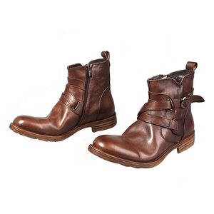 Stivali da Uomo in Pelle Nera con Cerniera Vintage a Prezzo Conveniente, Scarpe Casual in Pelle, Stivali da Lavoro alla Caviglia Durevoli e Comodi - Product Image 3