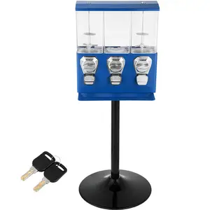 mesin penjual otomatis tolol koin Suppliers-Mesin Penjual Permen Gumball Mini Otomatis Dioperasikan Koin untuk Dijual