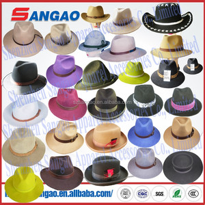En gros <span class=keywords><strong>noir</strong></span> pas cher laine fedora chapeaux pour hommes <span class=keywords><strong>borsalino</strong></span> nouveau - Product Image 6