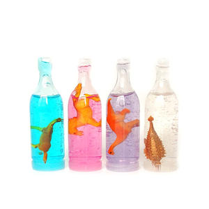 ZF128 2021 popolare istruzione colore caldo cristallo dinosauro animale fai da te melma barile bottiglia stucco melma - Product Image 5